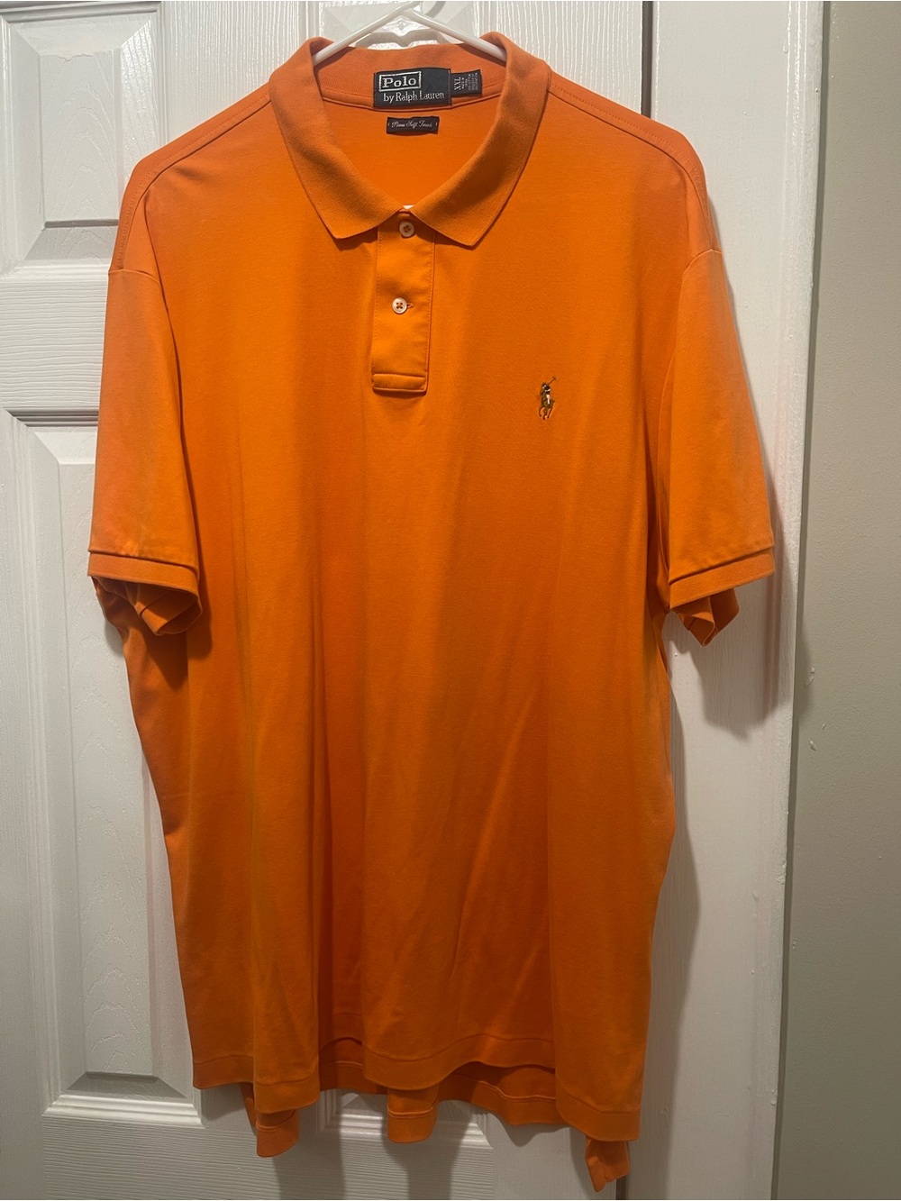 Polo by Ralph Lauren Orange Short-Sleeve Signature Polo
